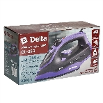 Утюг Delta DL-353 черный с фиолетовым, 2400 Вт, 28 г/мин, 135 г/мин, 350 мл, фото2