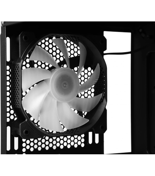 Корпус Formula V Line TimberLine T0 Black, ATX, wood+plastic front, TYPE-C*1, USB3.0*2, FRONT 3x120мм FRGB, REAR 1x120мм FRGB