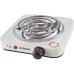 Электрическая плитка Centek CT-1508 (белый) 1конфорка ТЭН 140мм, 1000Вт, индикатор работы, фото 1