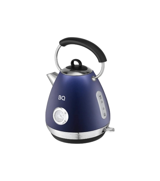 Электрочайник BQ KT1826SW синий, 1.7 л, 2200 Вт, скрытый нагревательный элемент