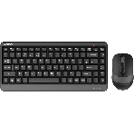 Комплект клавиатура+мышь A4Tech FStyler FG1110 беспроводной, USB, 2000 DPI, чёрный/серый, фото 1