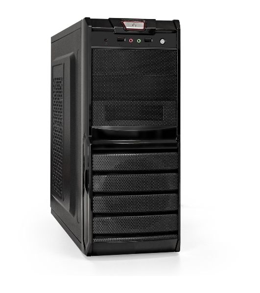Компьютерный корпус ExeGate EX278398RUS Miditower ExeGate XP-329S Black, ATX, (XP450, Black,120мм), 2хUSB, Audio