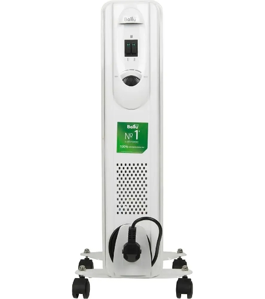 Обогреватель масляный Ballu Comfort BOH/CM-07WDN (7 секций) белый, 1500 Вт, 20 м2, термостат