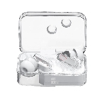 Наушники TWS Aksberry B21 Crystal белый, внутриканальные, Bluetooth, до 4 ч, фото 1