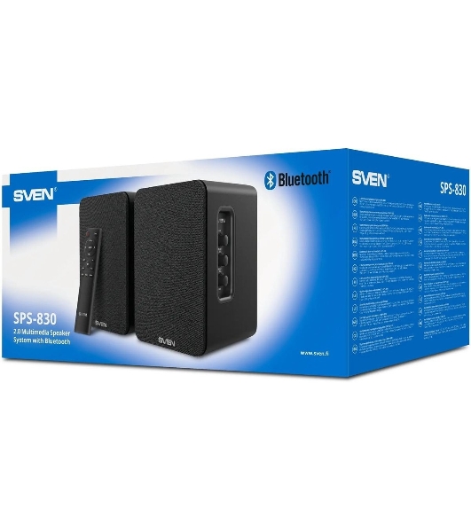 Акустическая система SVEN АС SPS-830 2.0 черный 60Вт BT