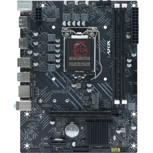 Материнская плата AFOX IH510D4-MA-V4, LGA 1200, Intel H510, 2xDDR4, 3xSATA, 1xM.2, 1xPCIe 3.0 x16, 1xPCIe 3.0 x1, 1xHDMI, 1xDP, 1x1Gb LAN, 2xUSB-A 5Gbps, 2xUSB-A 2.0, 3x3.5 мм, 5.1, mATX