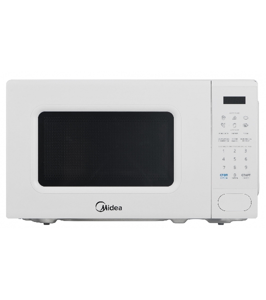 Микроволновая печь Midea EM720C2PR-W белый, 20 л, 700 Вт, переключатели - сенсор