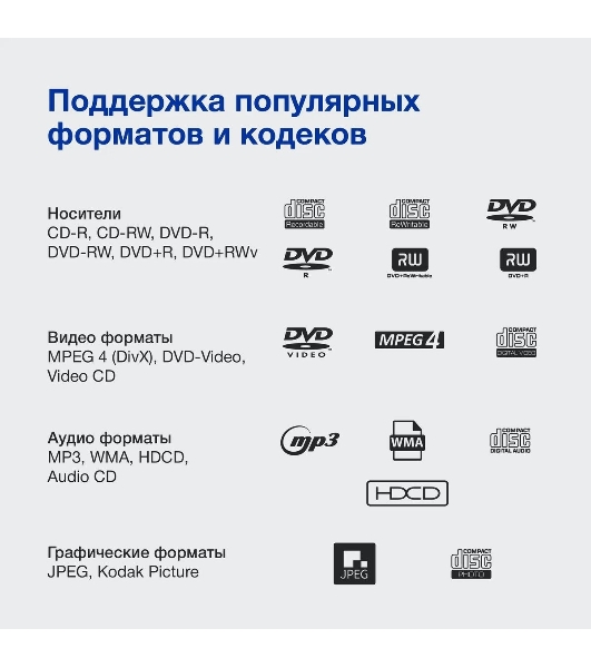 Плеер DVD Hyundai H-DVD200 черный Караоке ПДУ