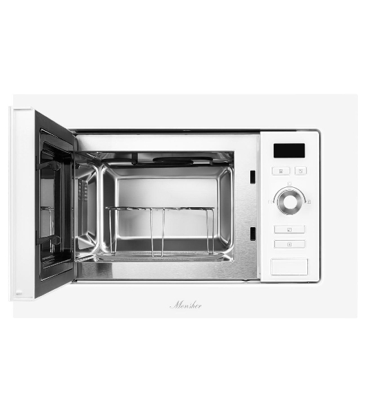 Микроволновая печь встраиваемая MONSHER 201 W 20 л, 800-1250 Вт, гриль, 8 программ, белый