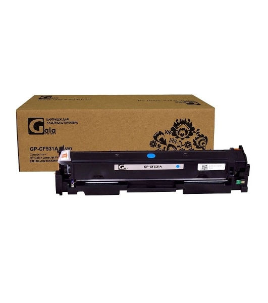 Картридж лазерный GalaPrint GP-CF531A (№205A) голубой (900 стр) для HP Color LaserJet Pro CM180/CM180n/CM181/CM181fw/CM154