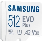 Флеш карта microSDXC 512Gb Samsung MB-MC512SA/EU EVO Plus + adapter, фото2