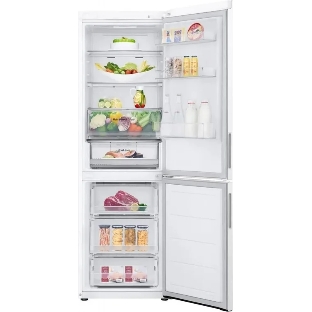 Холодильник LG GC-B459AQQW белый двухкамерный 234/110л морозилка снизу, No Frost