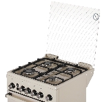 Плита газовая De Luxe 5040.40Г (КР) ЧР-013 бежевый, конфорок 4 газовых, духовка 46 л, 50 см x 85 см x 50 см, фото4
