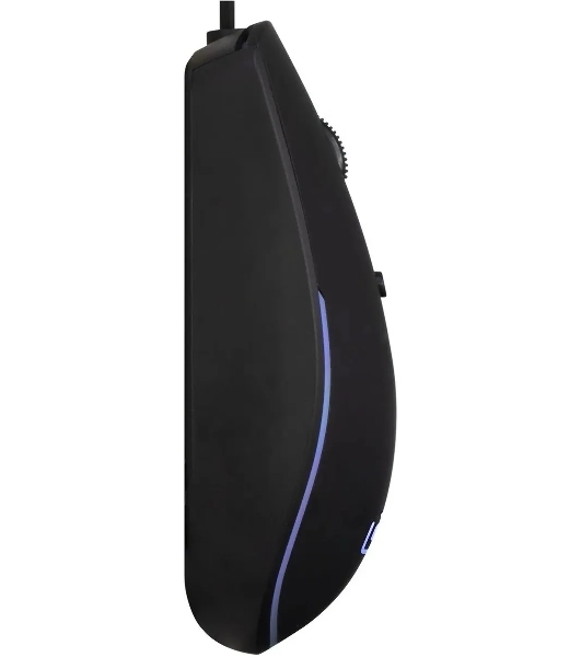 Мышь проводная Oklick 100M черный, 1600 dpi, USB, кнопки - 4