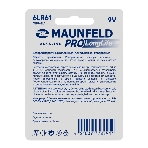Батарейки Maunfeld PRO Long Life Alkaline 9V(6LR61) MB9-BL1, блистер 1 шт., фото3