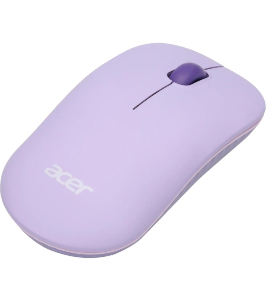 Мышь беспроводная Acer OMR205 фиолетовый, 1200 dpi, радиоканал, USB, кнопки - 3