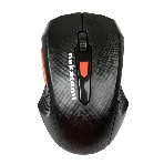 Мышь беспроводная Nakatomi MRON-07U черный, 1600 dpi, радиоканал, USB, кнопки - 5, фото2
