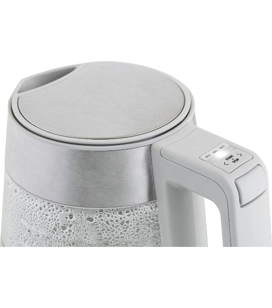 Чайник электрический Haier HK-501 1.7л. 2400Вт серый корпус: стекло/пластик (TD0036930RU)