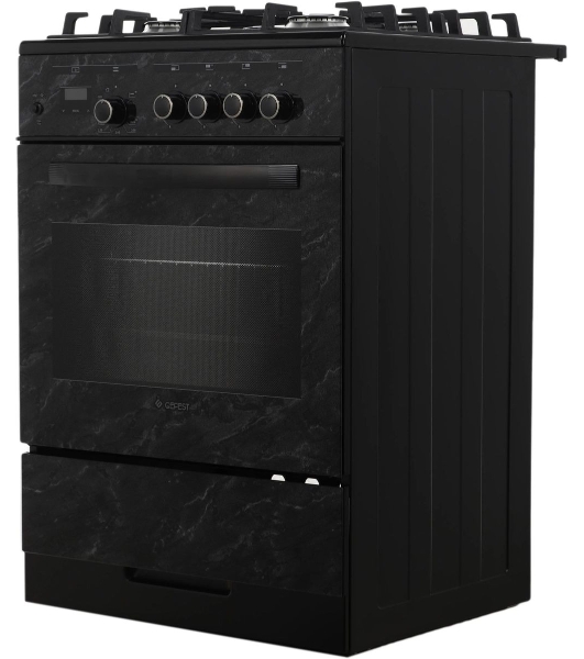 Плита газовая Gefest ПГ 6500-03 0053 черный, конфорок 4 шт, духовка 52 л, 60 см x 85 см x 60 см