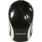 Мышь беспроводная Gembird MUSW-610 черный, 1200 dpi, радиоканал, USB, кнопки - 3, фото 1