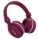Беспроводные наушники MORE CHOICE HW15 вишневый, накладные, Bluetooth, до 6 ч, фото 1