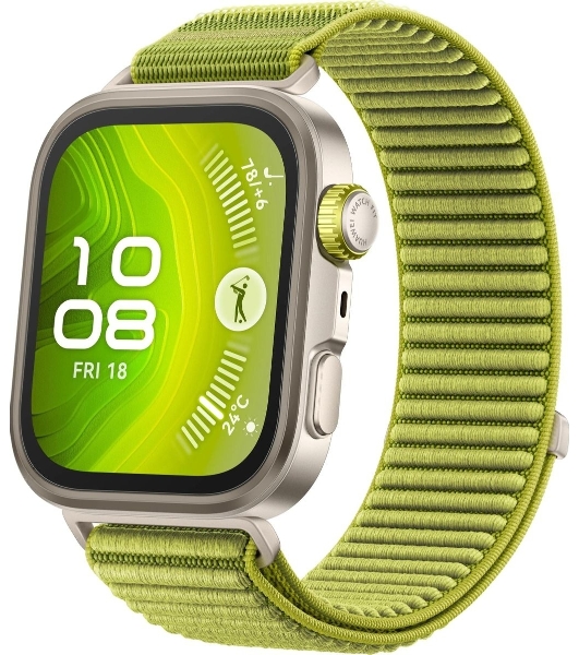 Умные часы HUAWEI Watch FIT 4 Pro Seiya-B29W, 1.82' AMOLED, 4G, GPS, IP6X, зеленый / серебристый