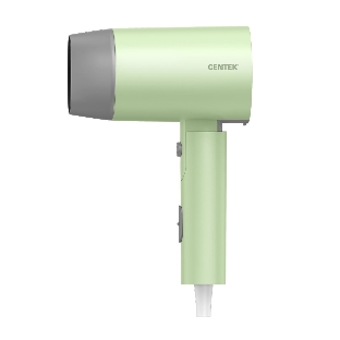 Фен Centek CT-2203 зеленый, 1600 Вт, компактный, ионизация