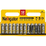 Элемент питания алкалиновый Navigator AA/LR6 NBT-NE-LR6-BP12 (блист.12шт), фото2