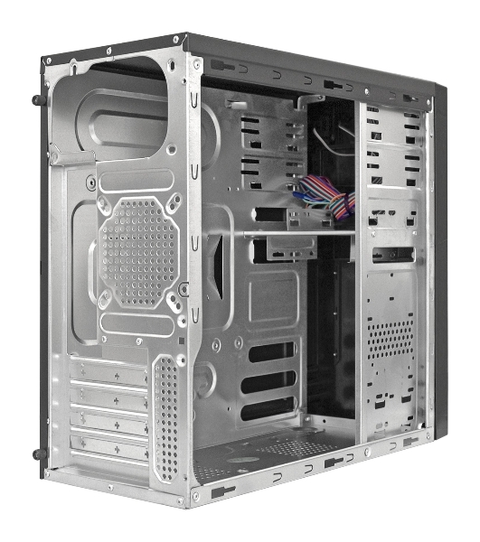Компьютерный корпус Minitower ExeGate MA-372UX Black, mATX UN600, 120мм 2*USB+2*USB3.0, Audio