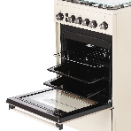Плита газовая De Luxe 5040.40Г (КР) ЧР-013 бежевый, конфорок 4 газовых, духовка 46 л, 50 см x 85 см x 50 см, фото6