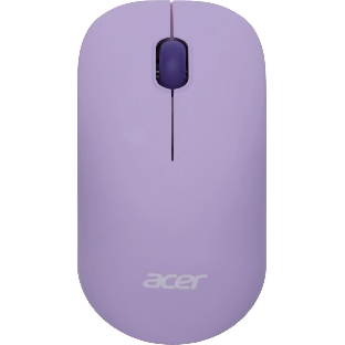 Мышь беспроводная Acer OMR205 фиолетовый, 1200 dpi, радиоканал, USB, кнопки - 3