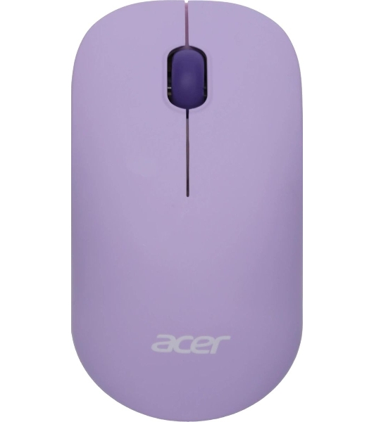 Мышь беспроводная Acer OMR205 фиолетовый, 1200 dpi, радиоканал, USB, кнопки - 3