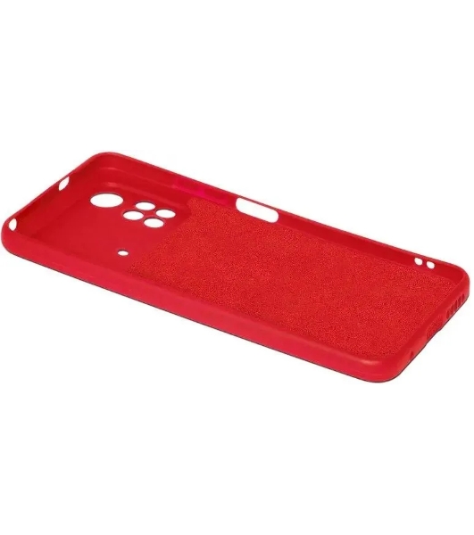 Чехол (клип-кейс) DF poOriginal-06 для Poco M4 Pro (4G) красный