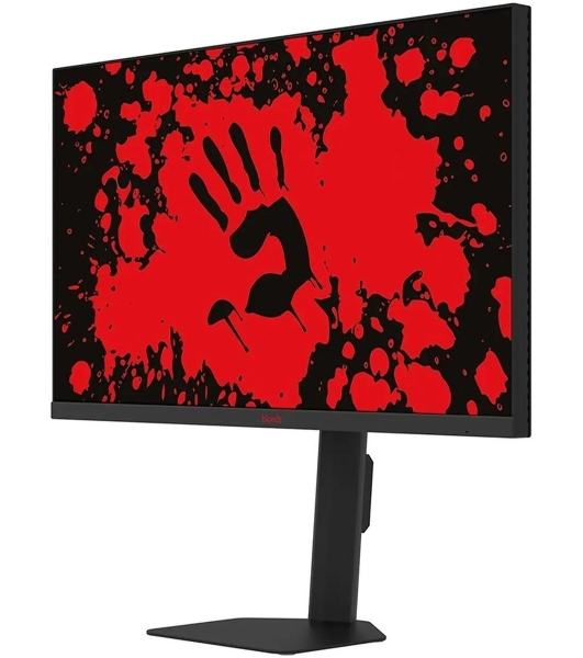 Монитор 27' Bloody MN1X IPS 2560x1440, 210 Гц, 5 мс (1 мс MPRT), 16:9, 600 кд/м², 2xHDMI 2.1, DP 1.4, 3.5 Jack, динамики (2x3 Вт), HDR10, FreeSync, G-Sync, черный