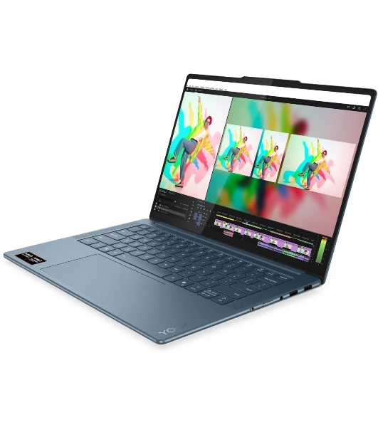 Ноутбук Lenovo Yoga Pro 7 14ASP10/14.5'/OLED/AMD Ryzen AI 9 365/32Gb/1Tb SSD/AMD Radeon Graphics/3K/Windows 11 Pro/бирюзовый/1.54kg