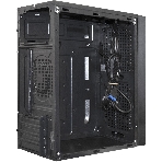 Компьютерный корпус Minitower ExeGate mEVO-9302-NPX450 (mATX, БП 450NPX с вент. 12см, 2хUSB+1хUSB 3.0, HD аудио, черный, с RGb подсветкой), фото2
