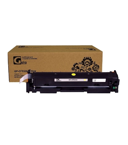 Картридж лазерный GalaPrint GP-CF532A (№205A) желтый (900 стр) для HP Color LaserJet Pro CM180/CM180n/CM181/CM181fw/CM154