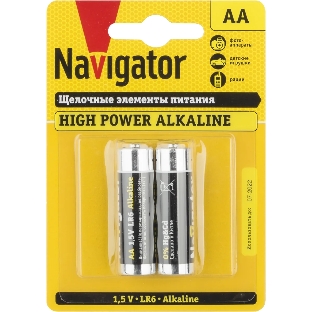 Элемент питания Navigator NBT-NE-LR6-BP2, 1.5 В