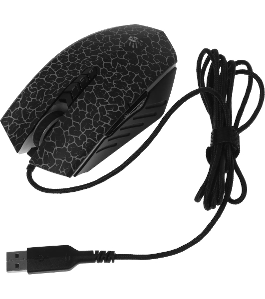 Мышь проводная A4Tech Bloody A70A черный, 6200 dpi, USB Type-A, кнопки - 8