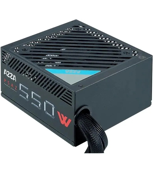 Блок питания Azza ATX 550W PSAZ-550W 80+ bronze (20+4pin) APFC 120мм fan 5xSATA RTL