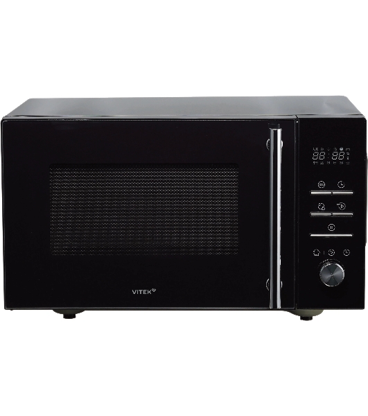 Микроволновая печь Vitek VT-MW1323 черный, 23 л, 900 Вт, переключатели - кнопки, поворотный механизм