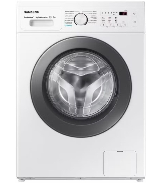 Стиральная машина Samsung WW70AG4S21VELD белый, загрузка фронтальная 7 кг, 1200 об/мин, класс A