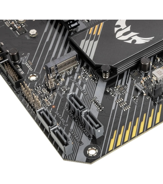 Материнская плата ASUS TUF GAMING B450-PLUS II, AM4, AMD B450, 4xDDR4, 6xSATA, 2xM.2, 1xPCI-E 3.0 x16, 1xPCI-E 2.0 x16, 3xPCI-E x1, 1xHDMI, 1xDP, 1x 1Gb LAN, 4xUSB 3.2 Gen 1, 1xUSB 3.2 Gen 2, 1xUSB-C 3.2 Gen 2, 5x3.5 мм, 7.1, ATX