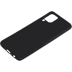 Чехол (клип-кейс) BORASCO Silicone Case, для Samsung Galaxy A22/M22, черный, фото 1