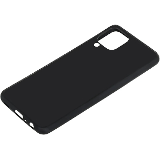 Чехол (клип-кейс) BORASCO Silicone Case, для Samsung Galaxy A22/M22, черный