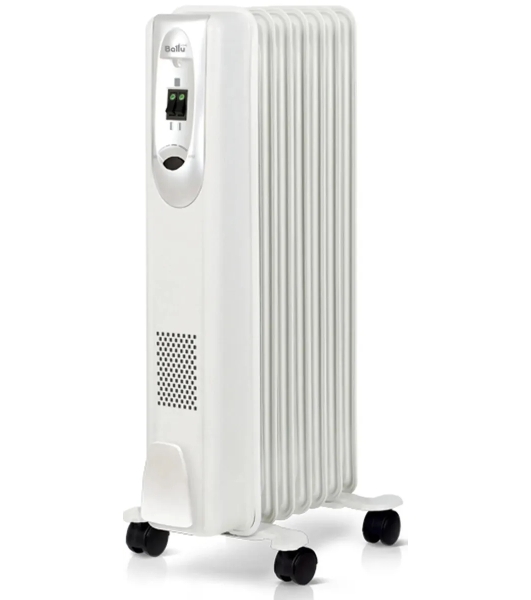 Обогреватель масляный Ballu Comfort BOH/CM-09WDN (9 секций) белый, 2000 Вт, 25 м2, термостат
