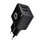 Сетевое зарядное устройство Qumo Energy (Charger 0061), 2 USB, 3.1A, черный, фото 1