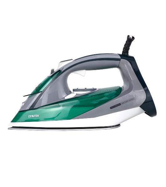 Утюг Centek CT-2309 зеленый/серый, 2800 Вт, 40 г/мин, 145 г/мин, 270 мл