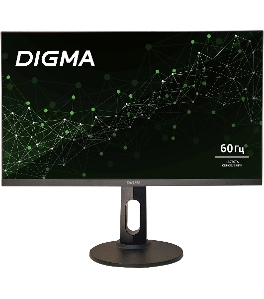 Монитор 27' Digma Progress 27P505U IPS 3840x2160, 60 Гц, 5 мс, 16:9, 350 кд/м², 2xHDMI, 2xDP, 1x3.5 мм, 2x3 Вт, черный