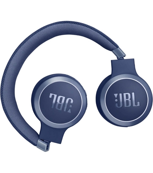 Беспроводные/проводные наушники JBL Live 670NC синий, накладные, Bluetooth + проводной, адаптивное шумоподавление, быстрая зарядка